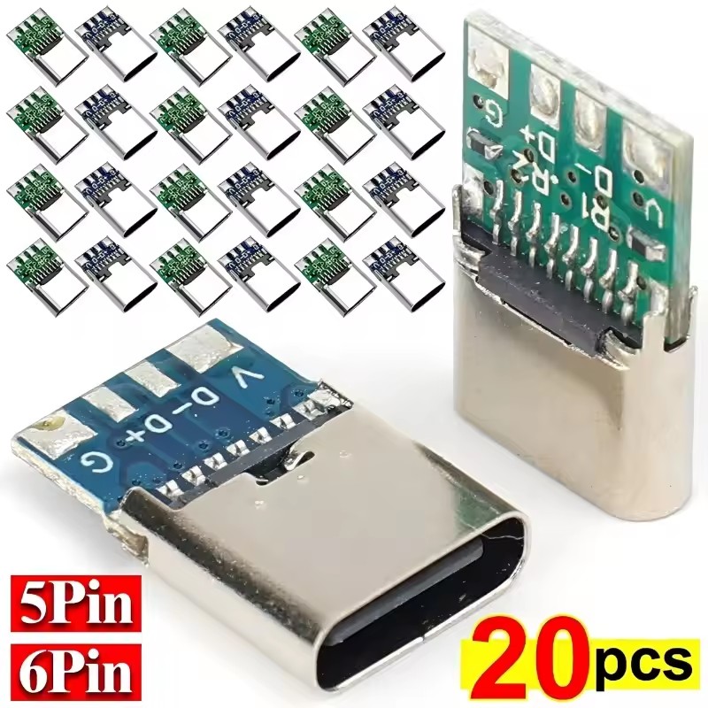 Usb C Hub - Konektor USB Tipe C 5 Pin/6