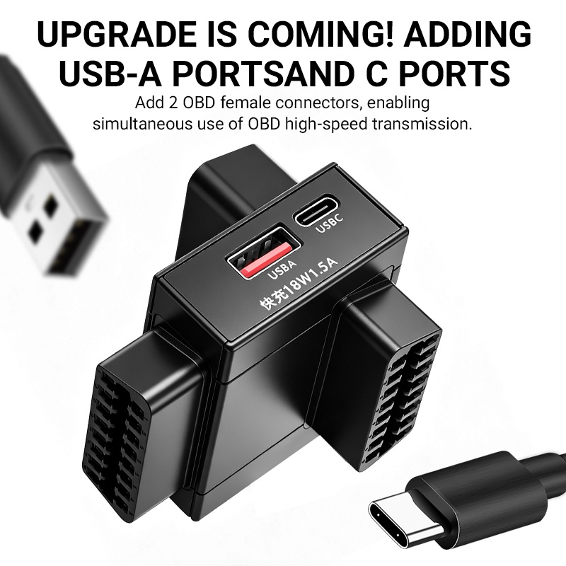 Adaptor Pemisah OBD2 1 ke 2 de - Usb C Hub ulasan dan harga