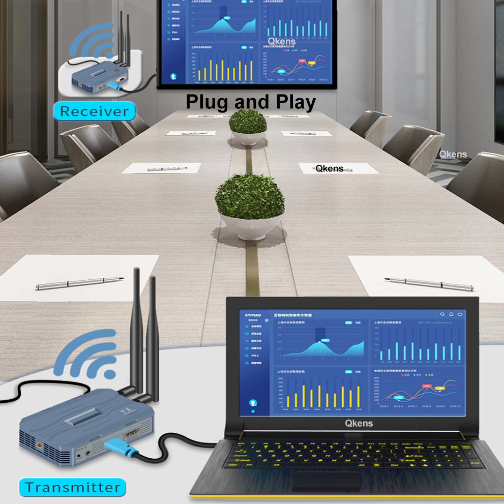 Extender HDMI Nirkabel 4K 250m - Hdmi Cable ulasan dan harga