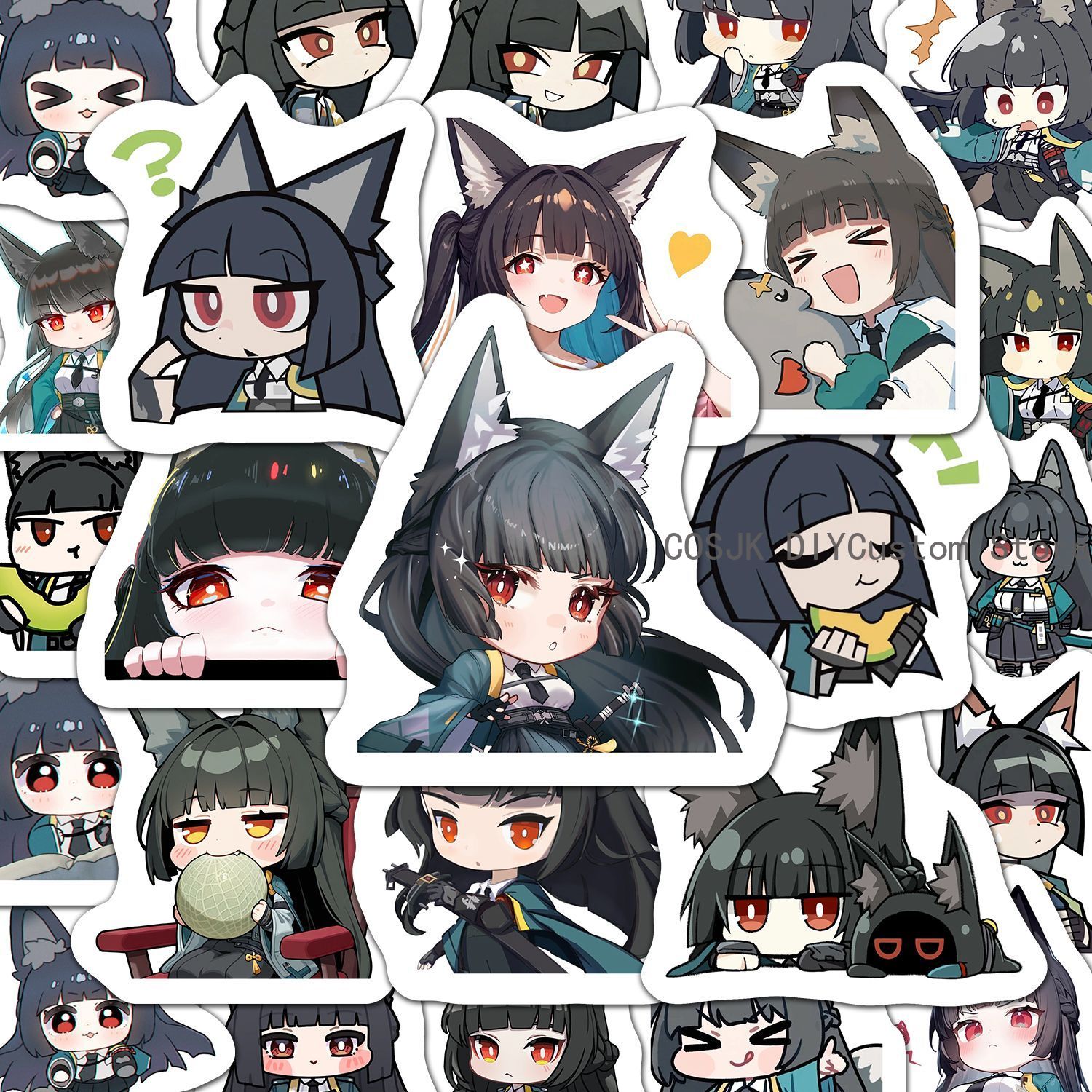 60 Buah Stiker Anime Versi Q Z - Laptop Original Accessories ulasan dan harga