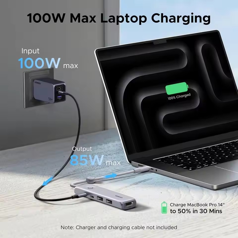 UGREEN Hub USB-C 5-in-1 Revodo - Usb C Hub ulasan dan harga