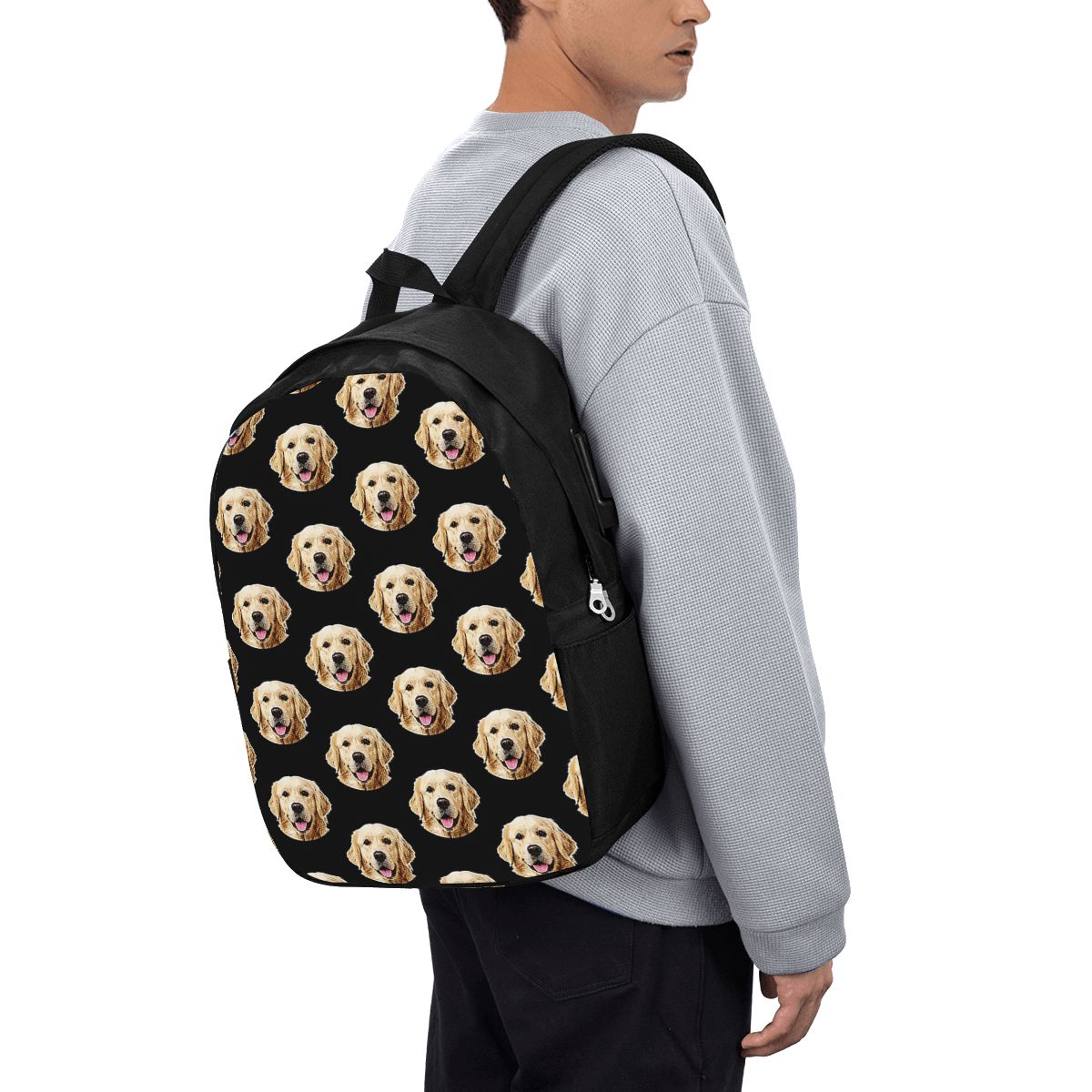 Tas Ransel Potret Wajah Golden - Laptop Bag ulasan dan harga