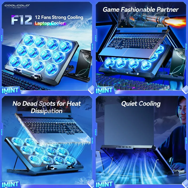 COOLCOLD Alas Pendingin Laptop - Laptop Stand ulasan dan harga